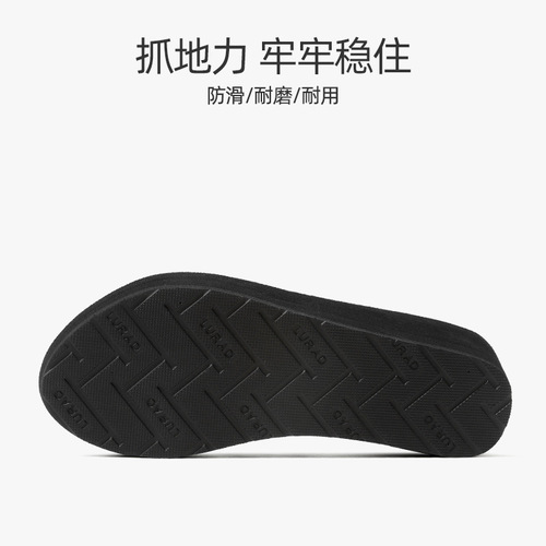 Ladies Summer High Heel Water Brick Anti-Slip Sandals Thick Sole Incline Heel Fashion Plain Color Slippers Wholesale