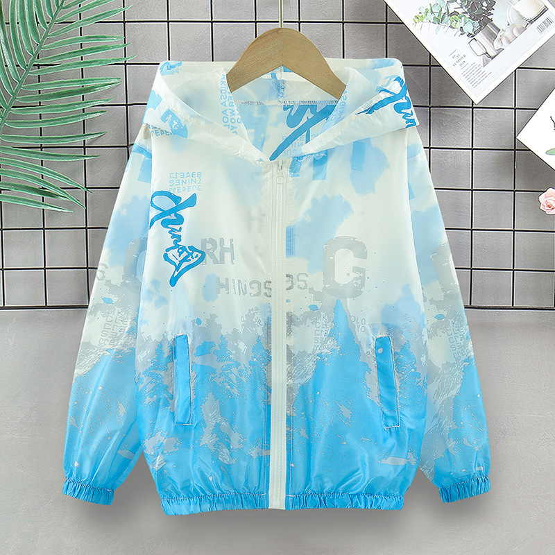 Children's Summer Sun Protection Jacket, 2024 New Style, Breathable Thin Clothing for Big and Small Children, Summer Trendy Sunwear for Boys