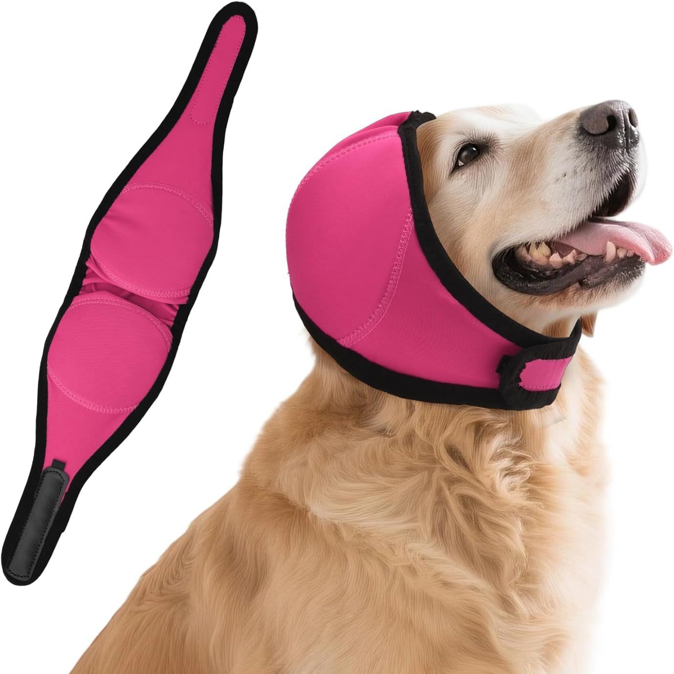 New Dog Earmuffs, Dog Comfort Headgear, Anti-Frightening, Noise Reduction, Soundproofing, Swimming, Waterproof Headgear, Pet Supplies