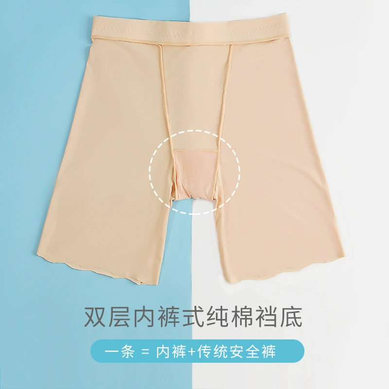 Safe trousers, protective underware, long silk underwear, base thin shorts, plus size