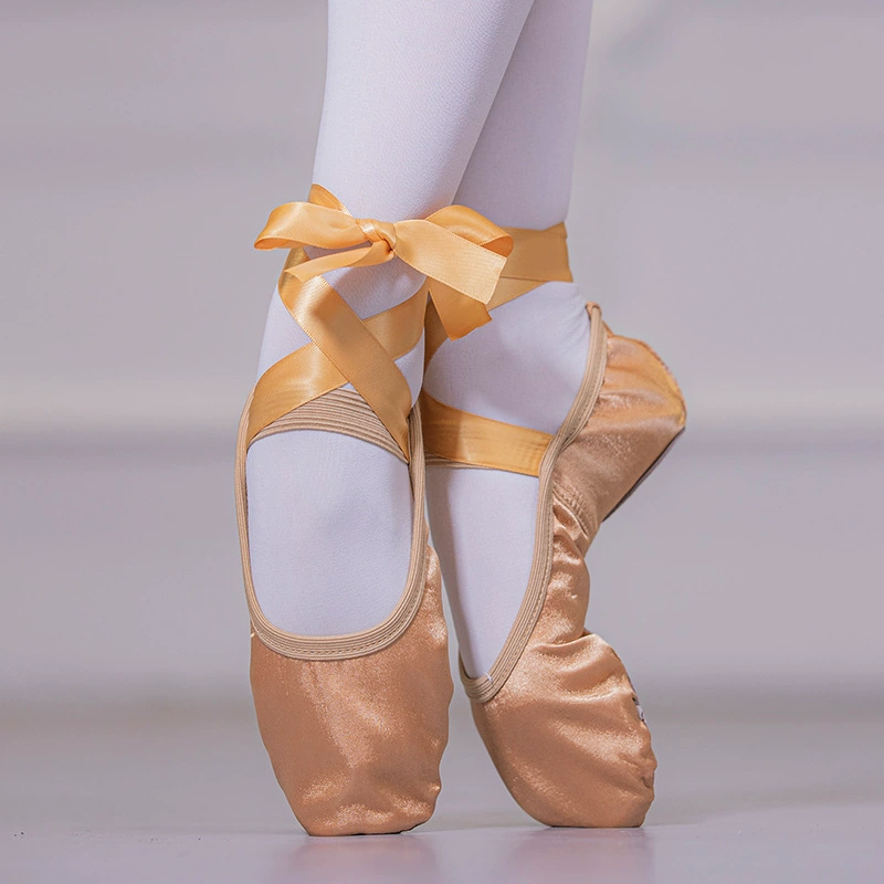 Ballet shoes, children's belt for adults, for beginners, soft sole