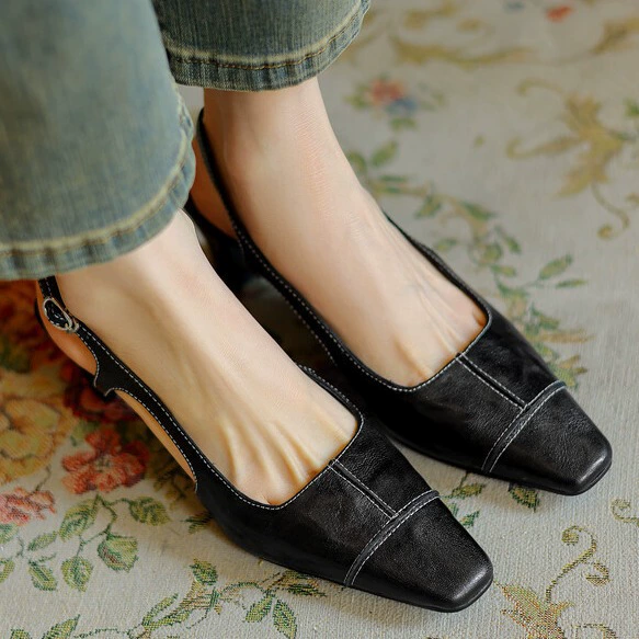 Summer retro sandals, 2024 years, french style