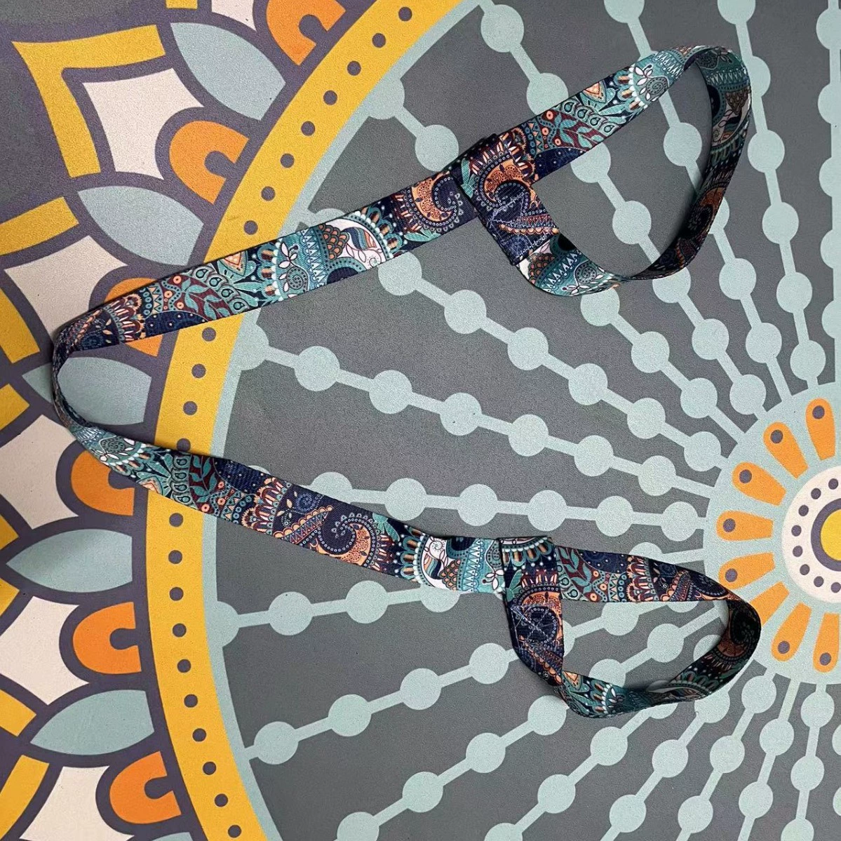 Коврик для йоги ремешок из хлопчатобумажной веревки ремешок ремешка йога ремешок ремешка ремешка ремешка для хранения веревки