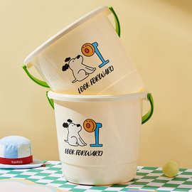 多巴胺加厚手提水桶耐用拎水桶学生宿舍蓄水桶洗衣桶外贸塑料桶