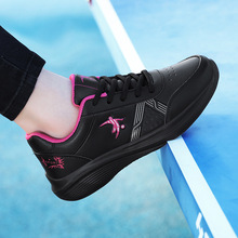 乔尼丹莱正品运动鞋女鞋秋冬防水皮面软底学生跑步鞋轻便休闲鞋潮