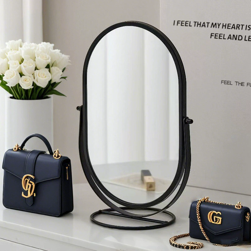 Стиль Инс стол-д dressing table макияж зеркало спальня домашний настольное зеркало общежитие европейский стиль зеркало красоты округлое маленькое зеркало