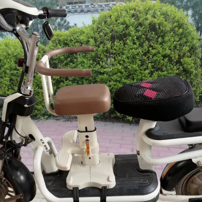 Electric Scooter Front-Mounted Child Seat for Infants and Toddlers, Safety Chair for Electric Bikes/Motorcycles