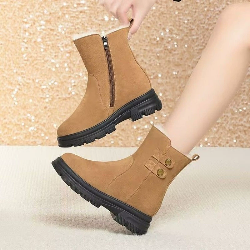 Warm footwear, non-slip low boots