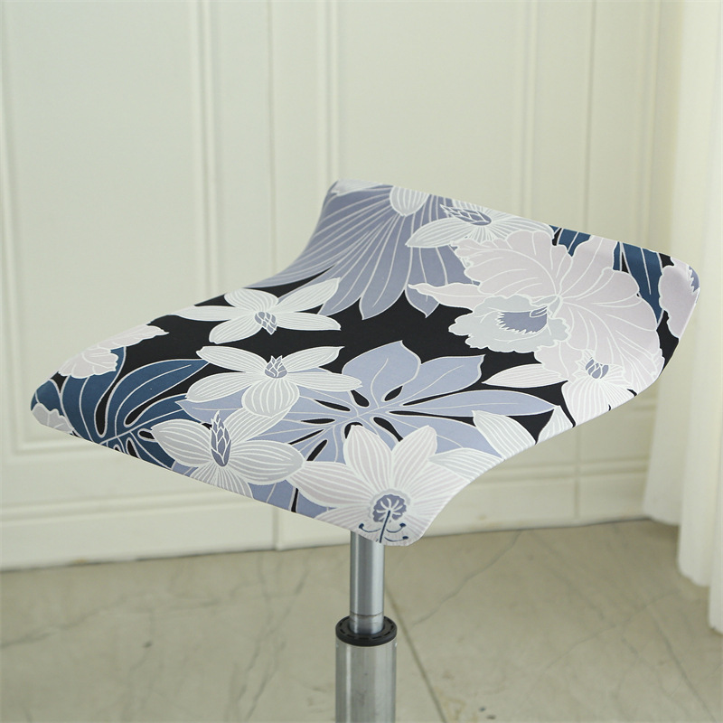 Cajero de recepción Cubierta de silla cuadrada Cubierta de asiento elástica Cubierta de asiento dividida de oficina Cubierta de respaldo de silla giratoria Cubierta de asiento