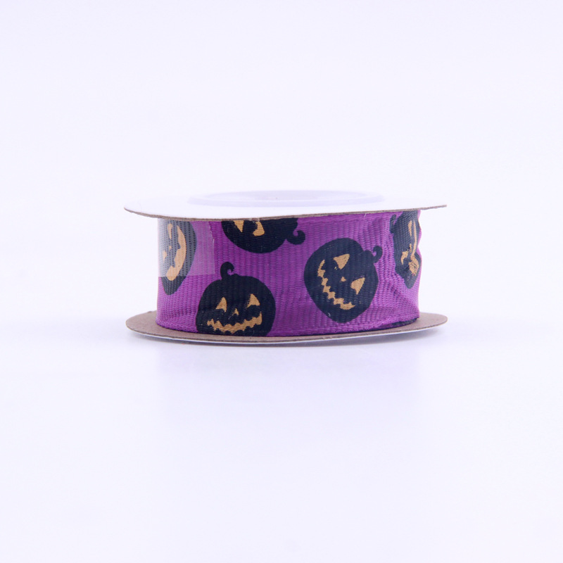 1.0cm 2.5cm decoración de Halloween cinta calabaza de Halloween cinta / araña / fantasma / cinta murciélago