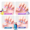 Disney, genuine children's nail stickers for princess for nails, ring, necklace, gift box, “Frozen”