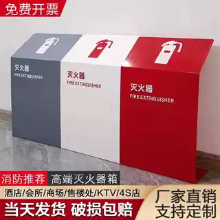 Bake-finished Paint Fire Extinguisher Box Bracket 4kg 2-pack Mall Hotel Shop Sales Office 4S Store High-end Fire Extinguisher Special
