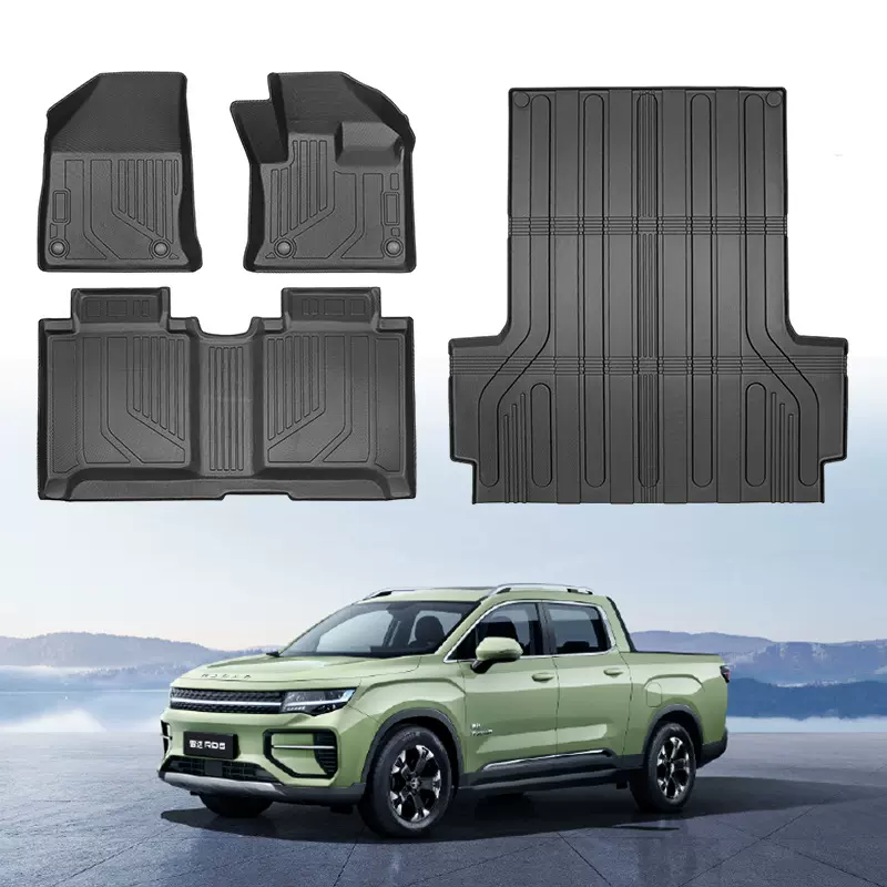 适用于2025年吉利雷达RD6全TPE右舵脚垫后斗垫XPE尾箱垫防水耐磨