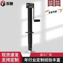 斯科侧摇拖车千斤顶 房车游艇手摇升降收缩架驻车支撑可拆卸底板