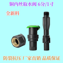 厂家 铜内丝取水阀园林绿化草坪灌溉6分1寸小区地接内牙取水器