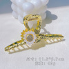 Elegant hairgrip, metal hair accessory, crab pin, shark, hairpins, South Korea, internet celebrity