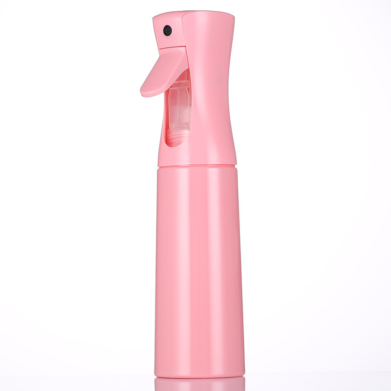 Botella de pulverización continua de alta presión para belleza, peluquería, hidratación, niebla superfina, botella de botella