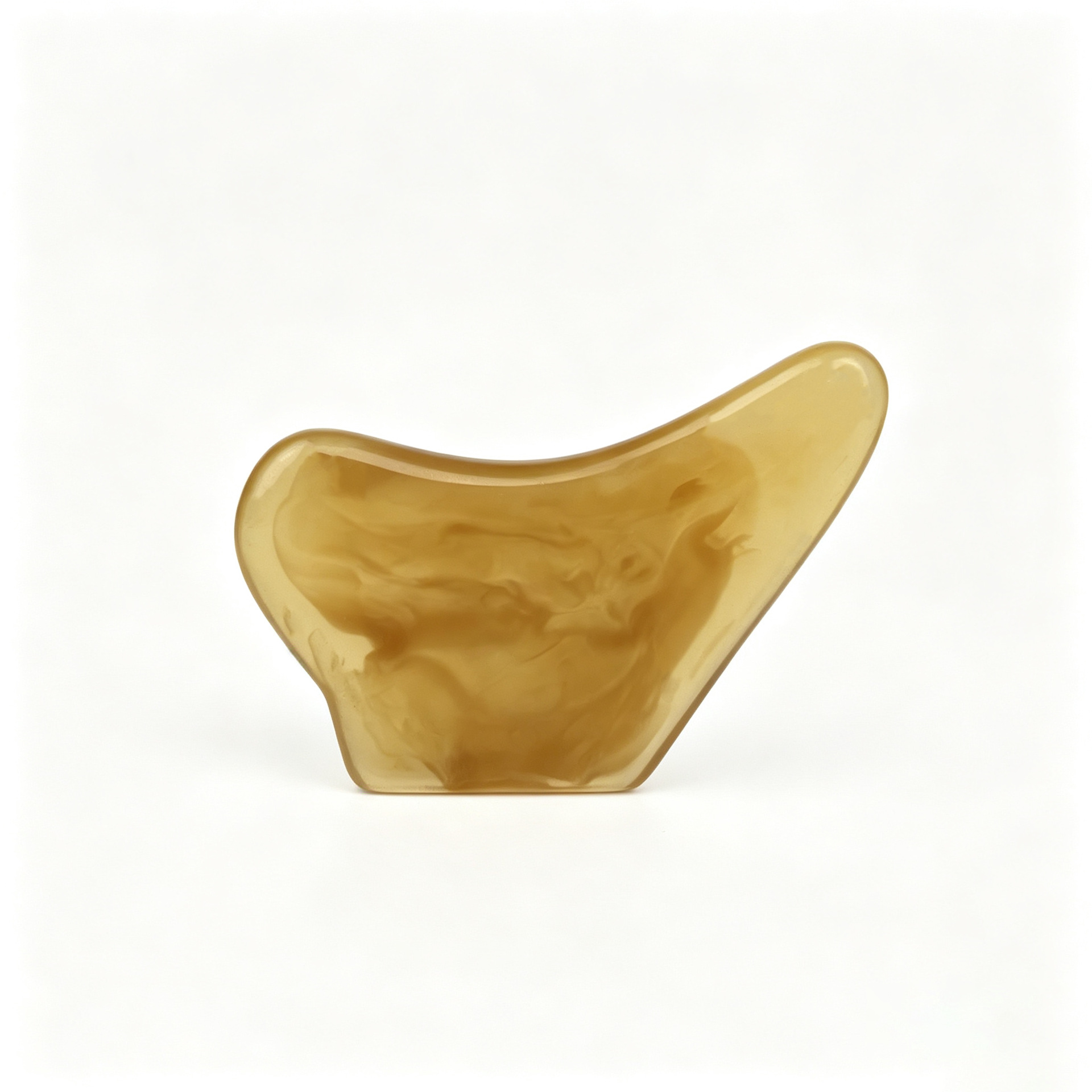 Reçine Gua Sha Taşı Taklit Koç Boynuzu Gua Sha Tahtası Aksesuarları Özelleştirilebilir Küçük Koyun Tırnak Miyofasyal Serbest Bırakma Masaj Meridyen Çubuğu Stok Toptan