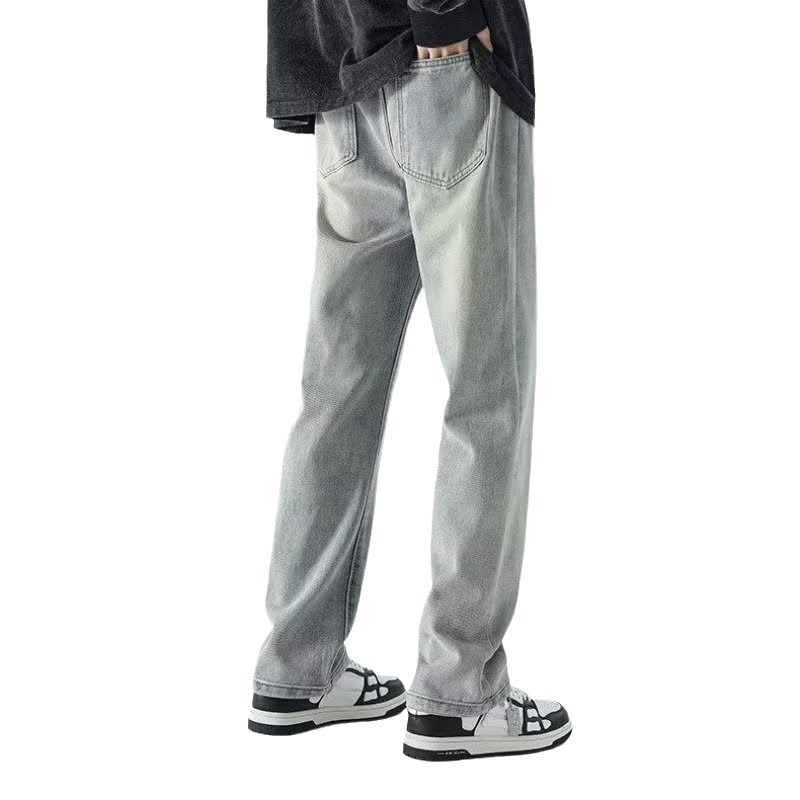 Jeans, moda para hombres, moda, pantalones casuales rectos sueltos para niños, marca de moda para hombres, pantalones de talla grande, moda