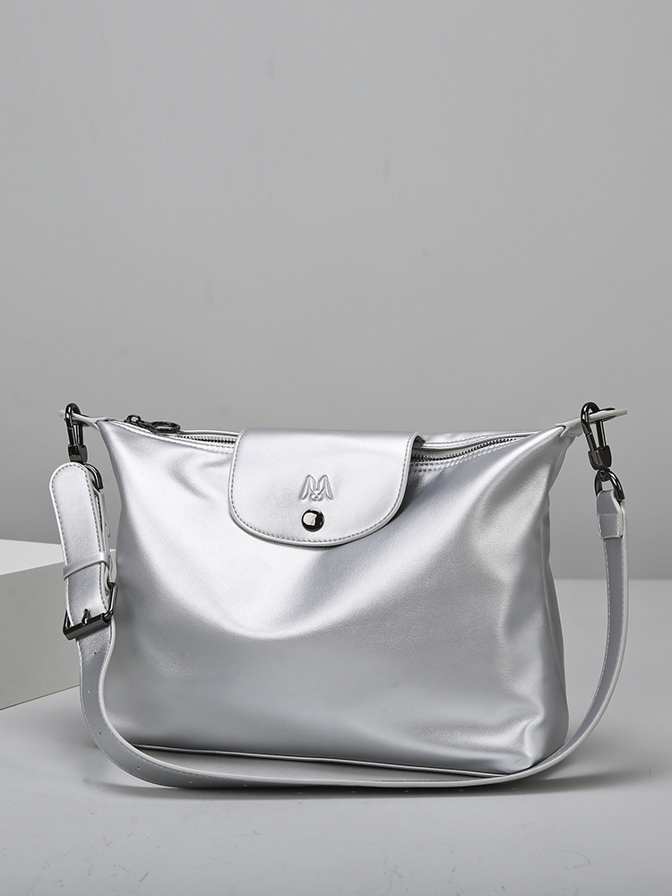 Cross-Border Soft Leather Tote Bag For Women, Fashion Simple Commuter Shoulder Bag, Versatile Large Capacity Crossbody Bag - Thumbnail 7