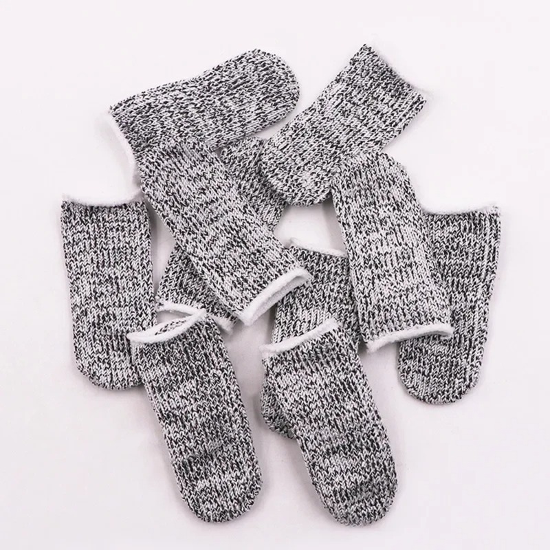 跨境热销便携防割指套拇指刀采摘器指套劳保指套防切割手指套