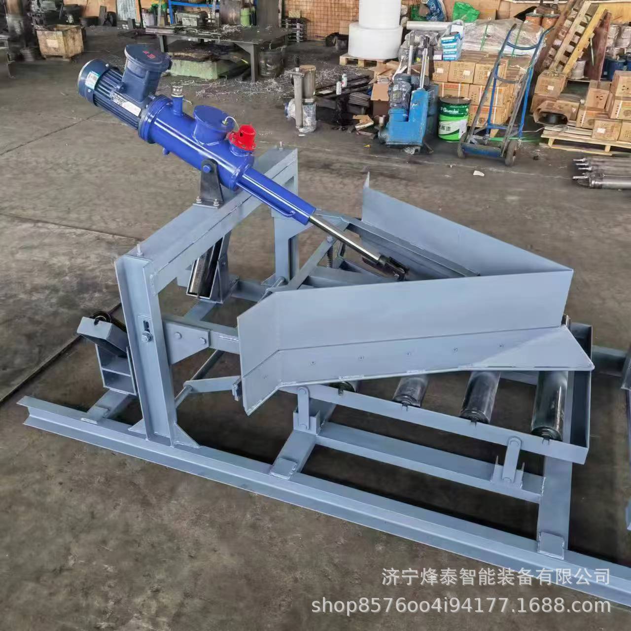 B1000MM聚氨酯衬板犁式卸料器 B=5001400双侧卸料器