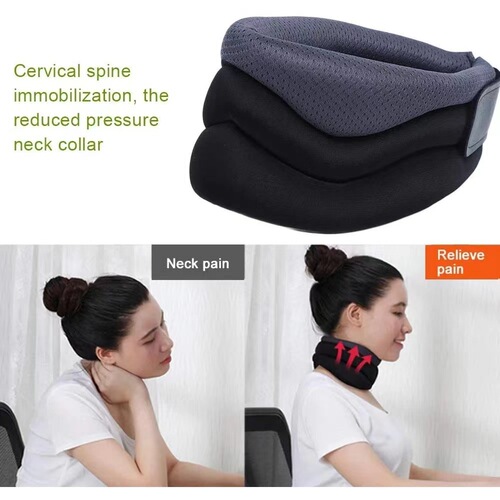 Cross-border neck support collar anti-bend neck holder home warming neck brace corrector cervical collar fixed forward slouch