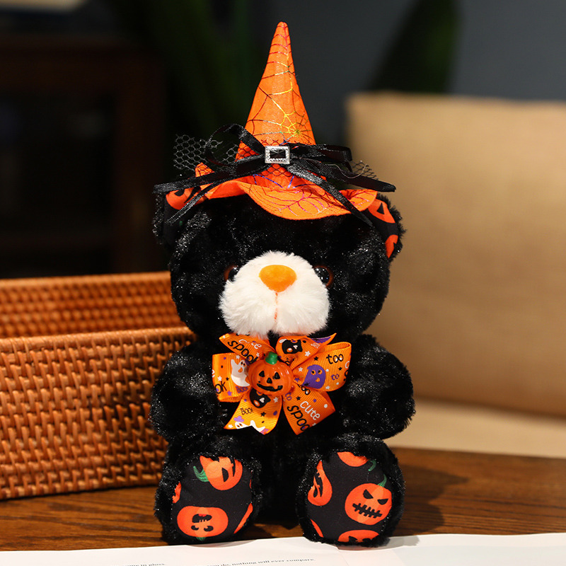 国境を越えたハロウィーンの熊人形ハロウィーンの装飾品のアイデアはテディベアのぬいぐるみを責める|undefined