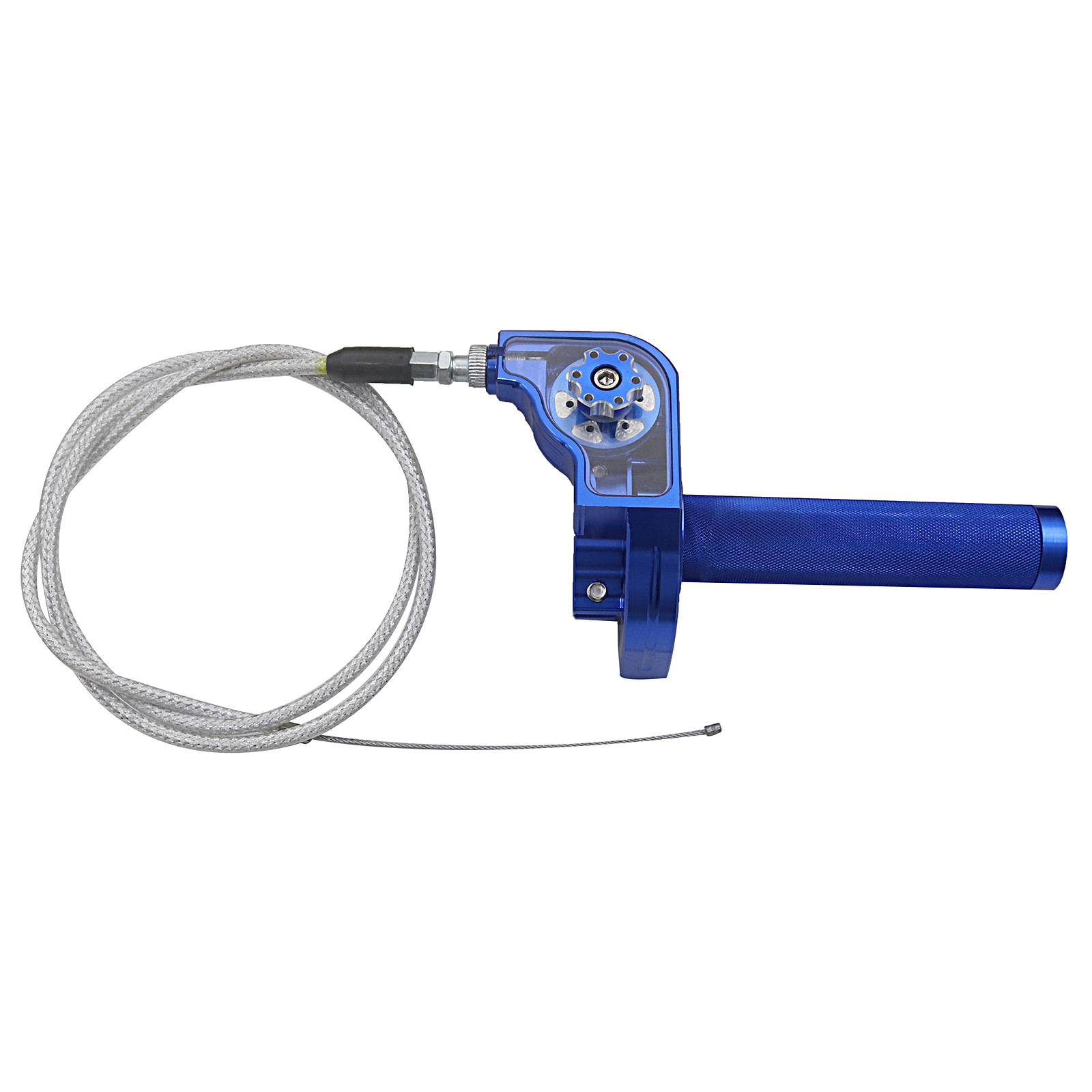 Motocicleta de todoterreno modificada CNC gran torsión manija de acelerador gran torsión manija giratoria cubierta de aceite agarre de aleación de aluminio