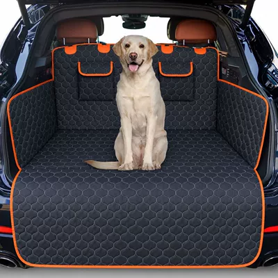 and Waterproof Dog Mat for – Trunk Mat - 600d-plain-weave-fully-composite-trunk-model-white-line-185103