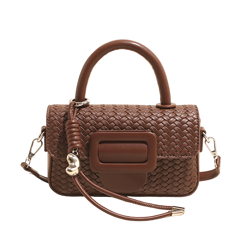 Bolso de mano de alta sensación para mujeres 2026 nueva moda primavera tejida bolso de hombro exquisito bolso de mochila super caliente