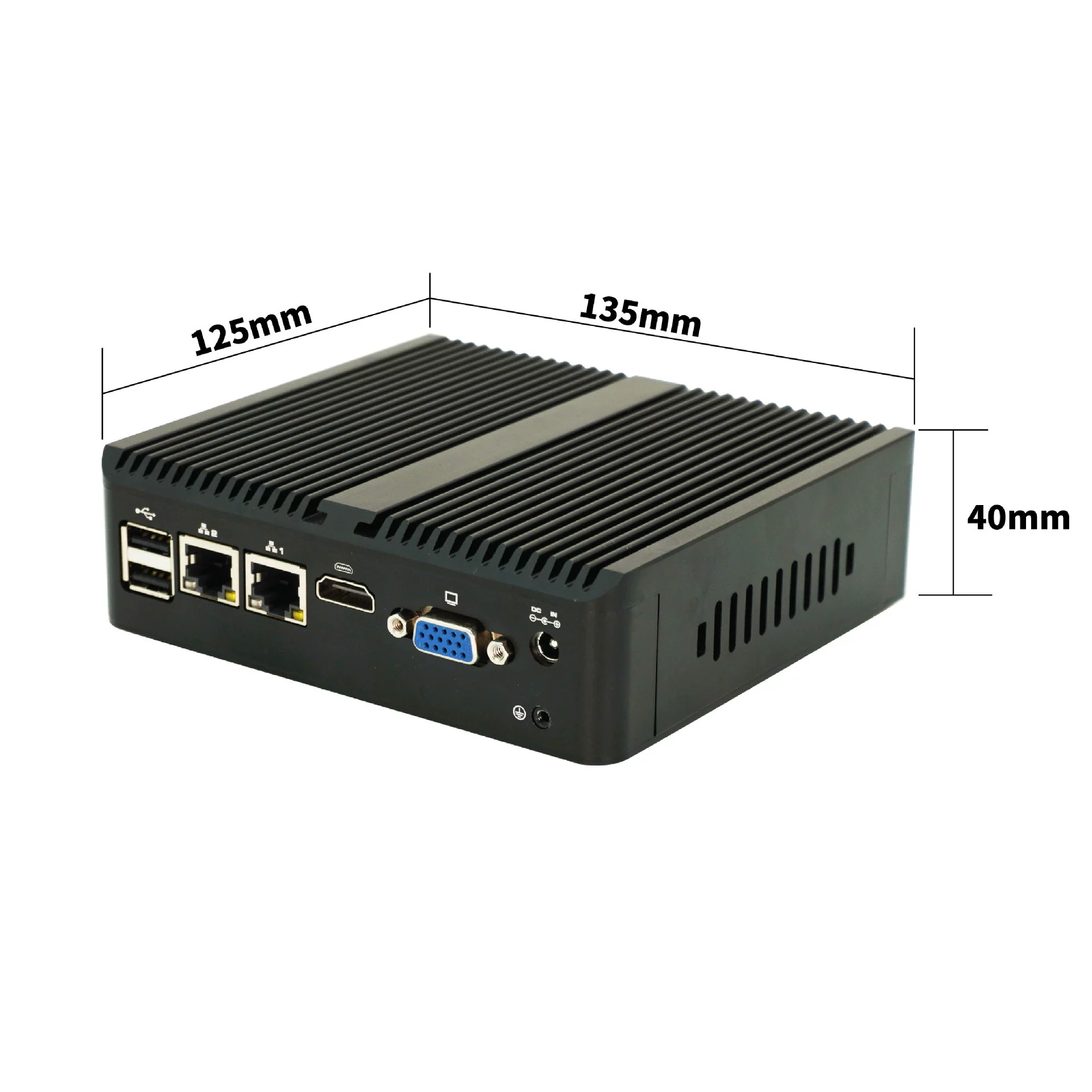 Dual-network dual-serial J1900 mini industrial PC LINUX/CENTOS mini industrial control PC