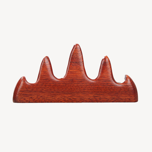 Liupintang solid wood pen holder pen holder creative pen holder study four treasures ornaments black catalpa wood mahogany pen mountain Chinese pen stand