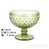 Wholesale European -style retro ice cup color relief salad bowl Creative color glass bowl home milk shake cup