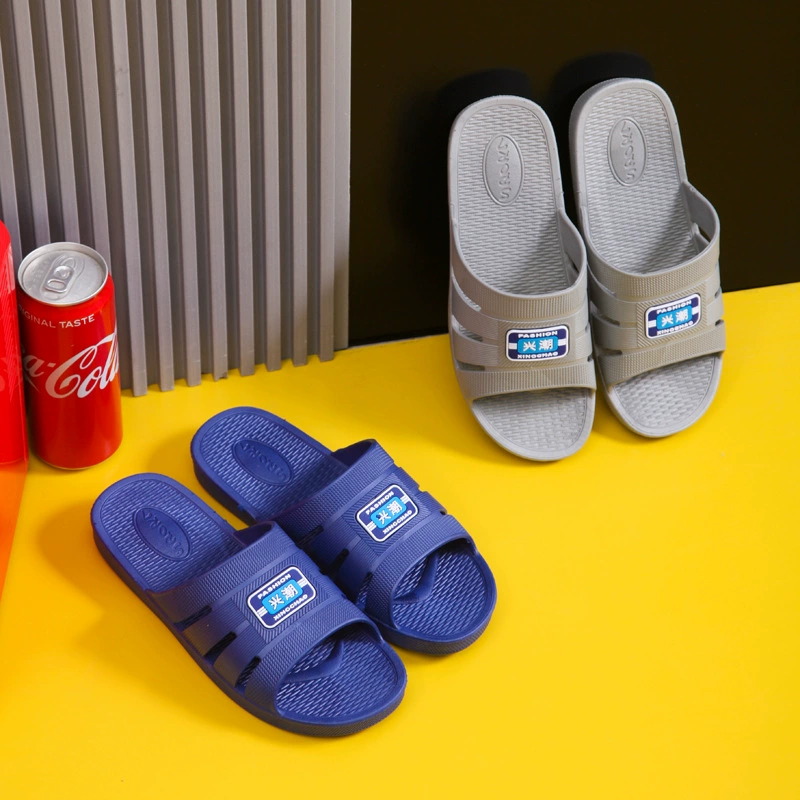 Четыре сезона универсальный досуг и комфорт дома минималистский ПВХ холодные тапочки повседневный открытый мужской весенний и летний пластик