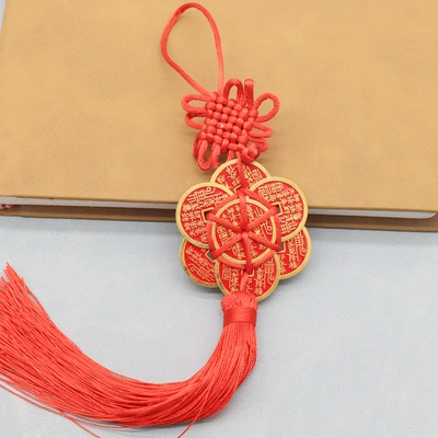 Car hanging money Chinese knot red knot
