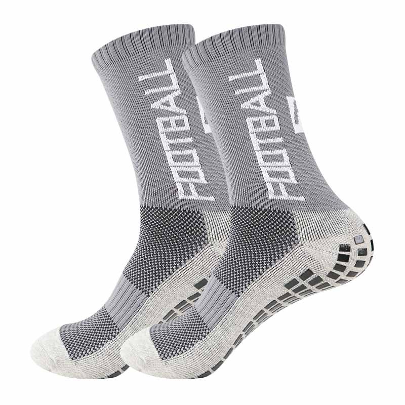 Breathable Cotton Football Socks With Anti-Slip Silicone Grip – Unisex Sports Socks For Soccer, Running, Hiking & Cycling_voghion.com