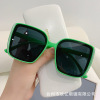 Square fashionable sunglasses, glasses solar-powered, retro sun protection cream, 2022 collection, UF-protection, wholesale