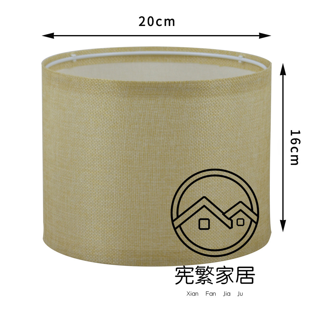 Transfronteriza desmontable plegable KD pantalla Shell sombreado redondo de lino de tela de mesa lámpara de pared lámpara de pie lámpara colgante Accesorios