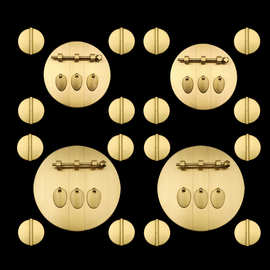 纯黄铜中式仿古典素面光面家具合页拉手顶箱柜书酒衣柜铜配件