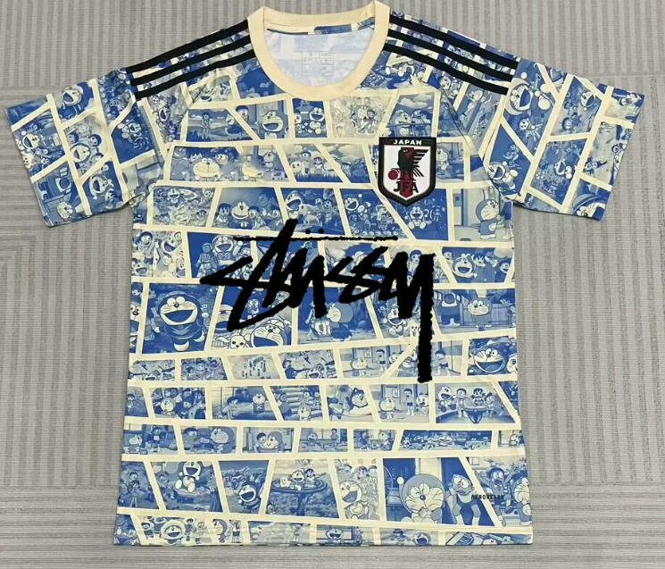 Stussy Jersey Brasil Flamengo Italia Edición conmemorativa Portugal París Francia Uniforme de fútbol
