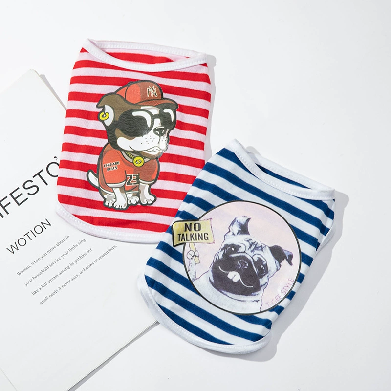 Источник Фабрика Одежда для домашних животных Одежда для собак Pet Vest Собака Весна и лето Печатный жилет
