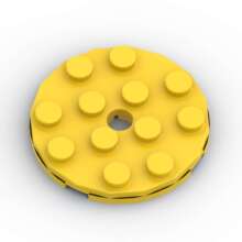 ��ľ60474 4x4 Բ��������MOC�羳DIY��Ʒ��߿ƽ�