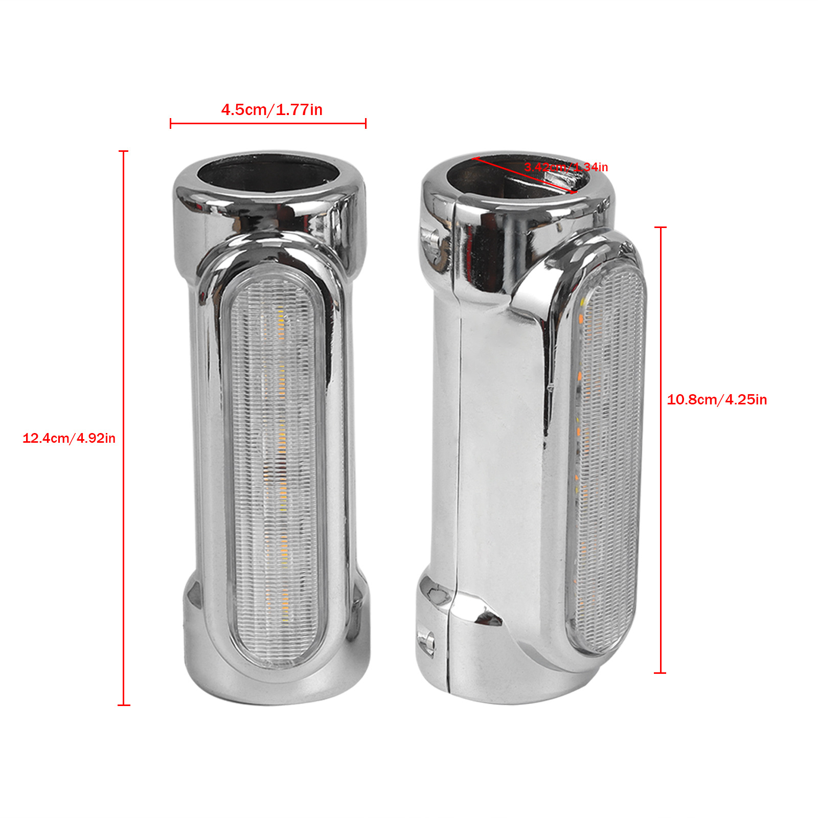 Motorcycle cruise prince modified LED bumper light 1.3 inch bumper universal turn signal day warning light