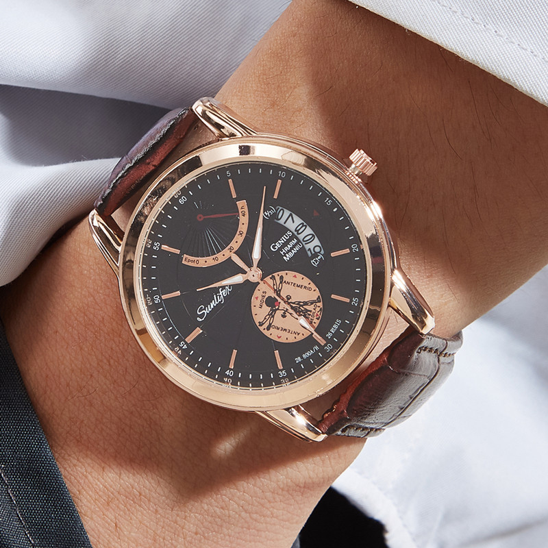 2023 nuevo reloj de hombre calendario casual de negocios de cuarzo masculino estudiante de moda reloj deportivo comercio exterior reloj caliente