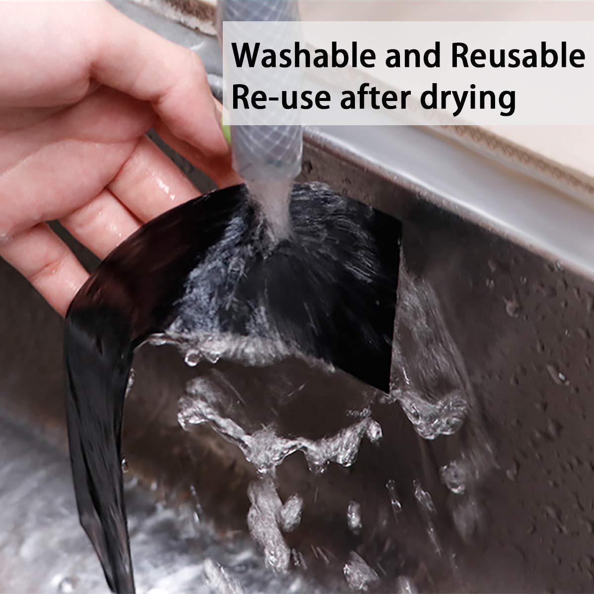 Car Door Sill Strip K5D Carbon Fiber Pattern Door Anti-Collision Strip Rear Box Bumper Door Edge Anti-Scratch Protection Strip