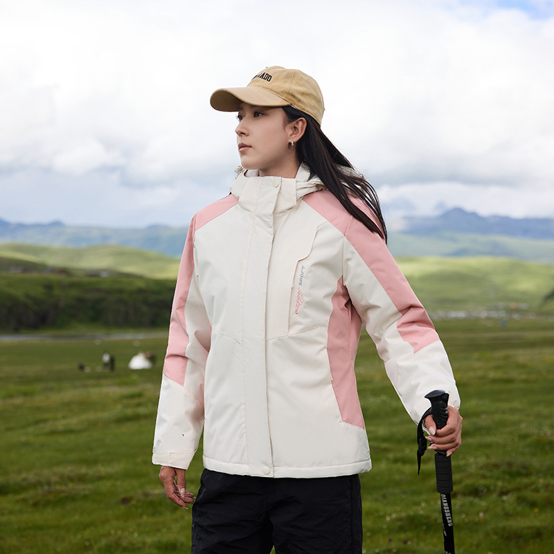 Chaqueta Acolchada con Capucha para Parejas de Poliéster, Con Capucha, Térmico, para Invierno y Uso Casual image 17