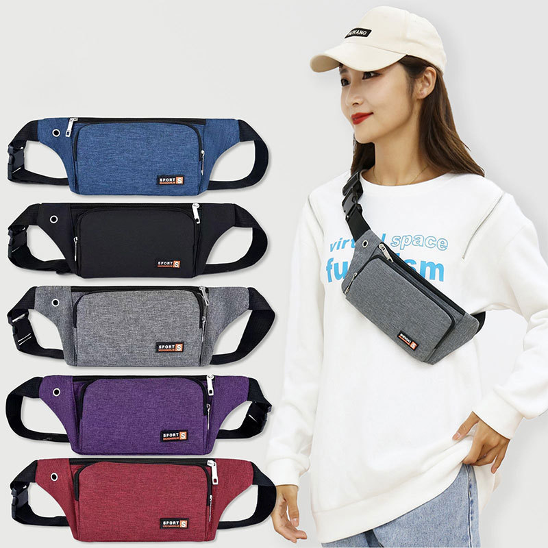 Sports Waist Bag for Men and Women, Fashionable, Simple, Wear-Resistant Mobile Phone Bag, Multi-Functional Running, Fitness, Outdoor Leisure Cross-Body Chest Bag Sports Waist Bag for Men and Women, Fashionable, Simple, Wear-Resistant Mobile Phone Bag, Multi-Functional Running, Fitness, Outdoor Leisure Cross-Body Chest Bag