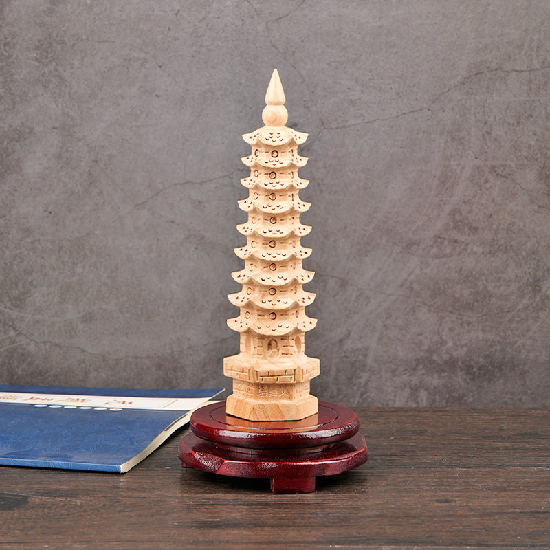 단일 복숭아나무 탑 + 바닥 높이는 약 22cm [9층]