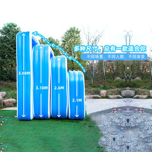 IHOMEINF加厚蓝白方形充气水池家用儿童游泳池家用源头厂家批发
